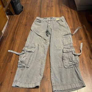 Wild Fable Gray Textured Pants